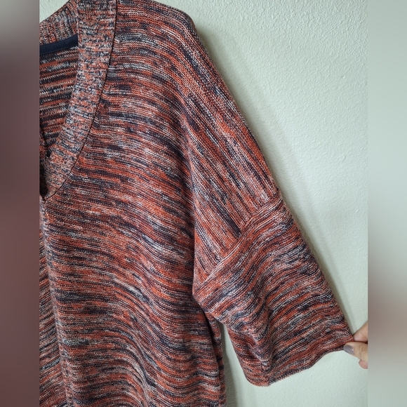 J.Jill Pure Womens Multicolored Knit Sweater Oversized Size S - Picture 3 of 5